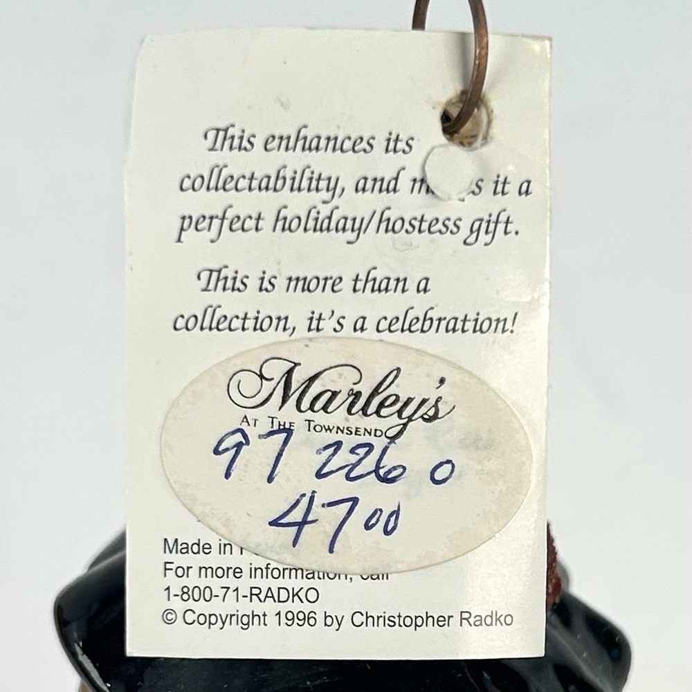 Christopher Radko Sleepy Hollow Head 97-226-0 Scarecrow Pumpkin Ornament - Picture 7 of 8